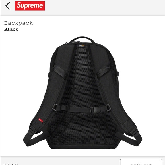 💥SOLD💥NEW Supreme Backpack 🎒 - Picture 3 of 10